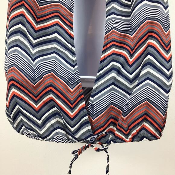 Banana Republic Sleeveless Open Back Drawstring Hem Top size M - Picture 4 of 6